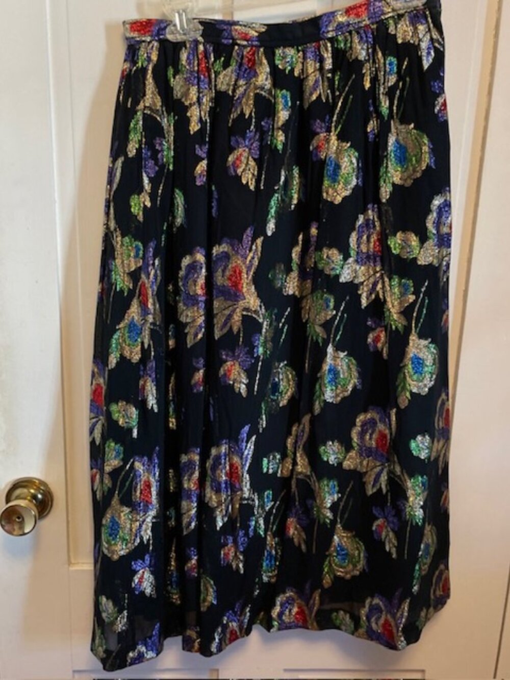 Evan Picone Metallic Skirt Sz 8